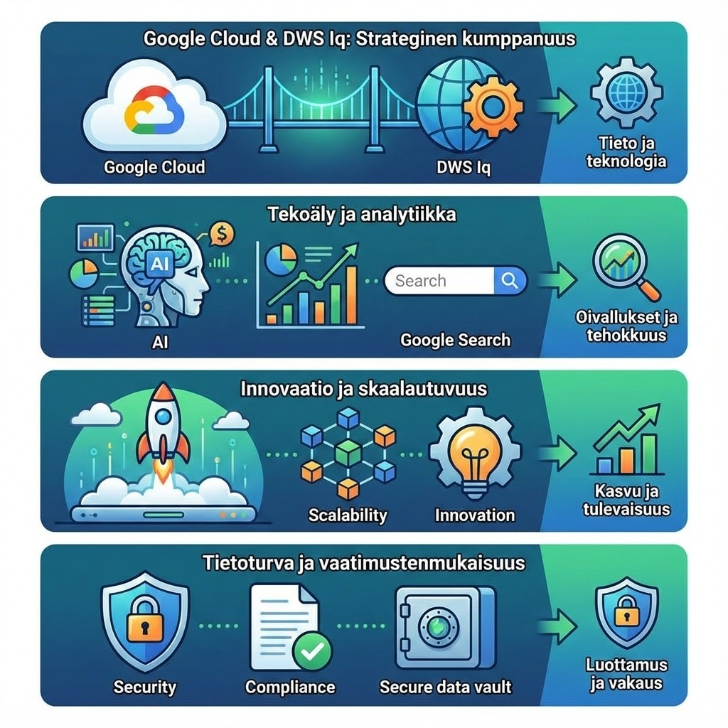 Google Cloud & DWS IQ Strategic Partnership - AI, Analytics, Innovation, Security & Compliance